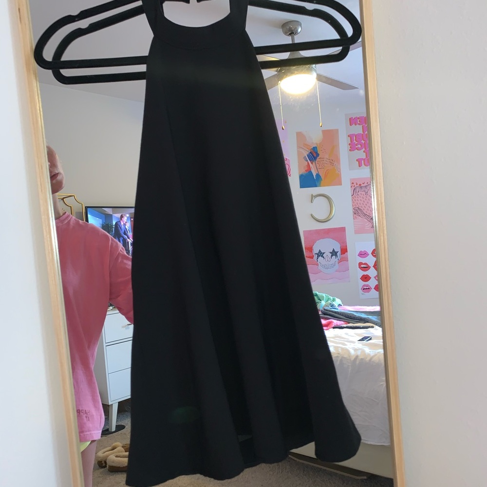 High Neck Backless Top